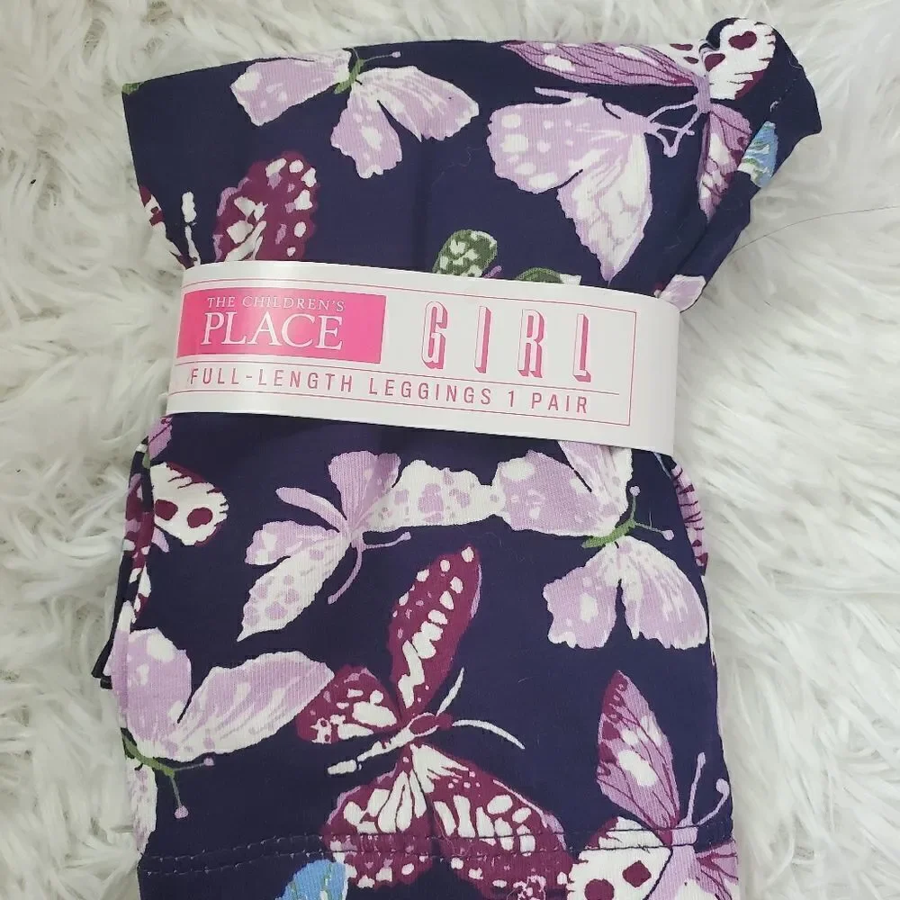 Children's Place Butterfly Full Length Leggings Size XS